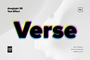 Anaglyph 3D Text Effect Mockup, a Layer Style Add-On by Creative Veila (Thumbnail 5 of 7)