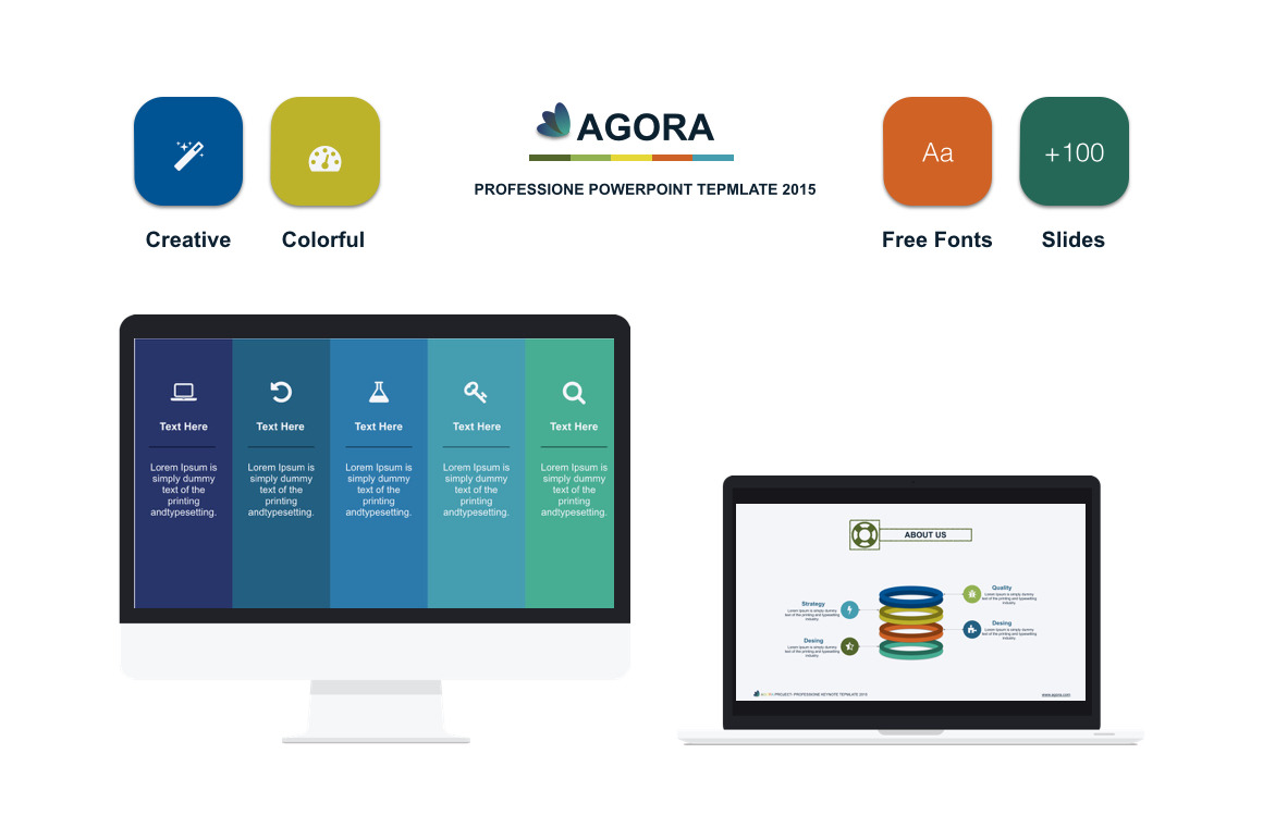 Agora Powerpoint Template, a Presentation Template by Mia