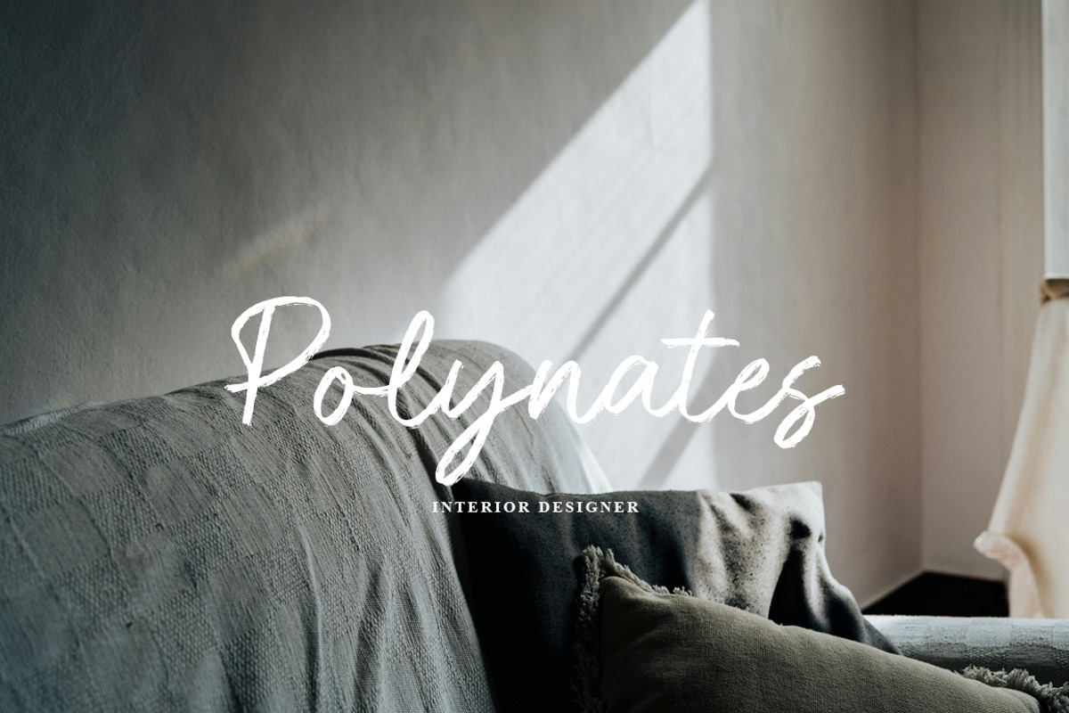Brittney & Jasmine Brush Script Font, a Script Font by Heinzel Std (Photo 7 of 13)