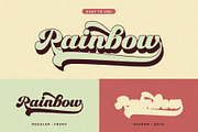 Retro Lettering - Groovy font, a Script Font by Nirmana Visual (Thumbnail 2 of 11)