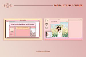 Digitally Pink Youtube Branding Kit