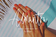 Almantra - Casual Signature, a Handwritten Font by tebaltipislab (Thumbnail 1 of 10)