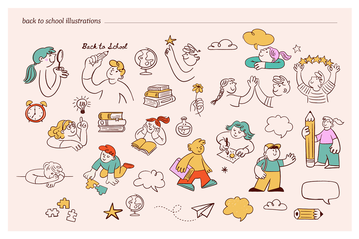 Back to School Doodle Bundle, an Object Graphic by Marish (Photo 3 of 10)