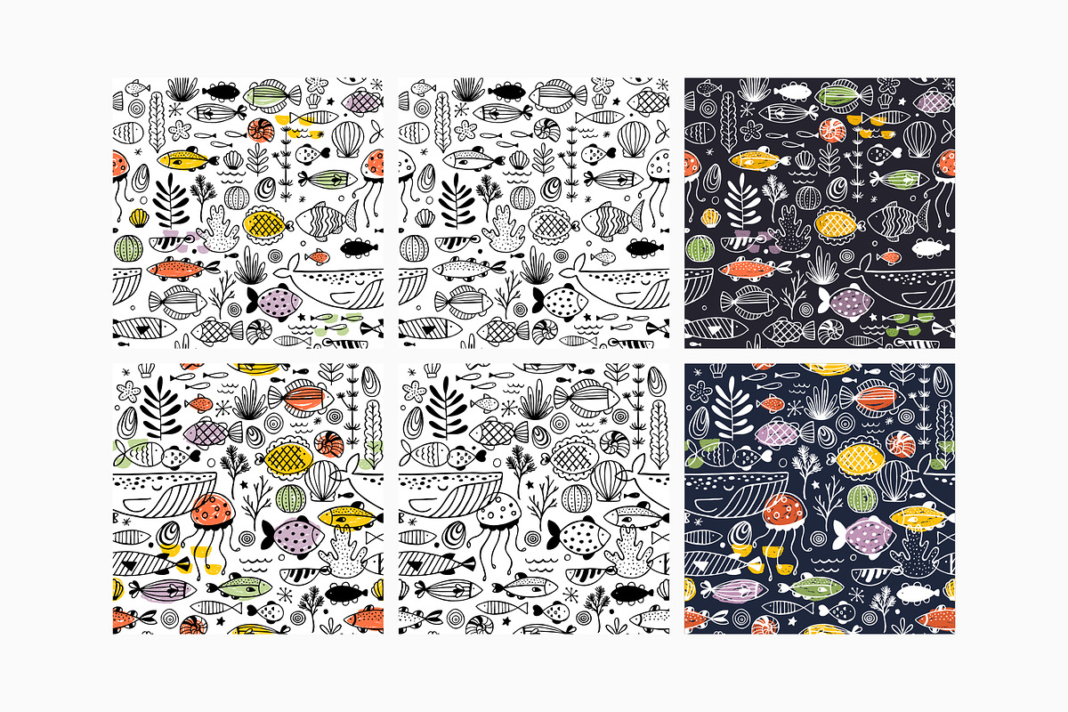 6 in 1 Scandinavian illustrations, a Decorative Illustration by adehoidar (Photo 7 of 8)