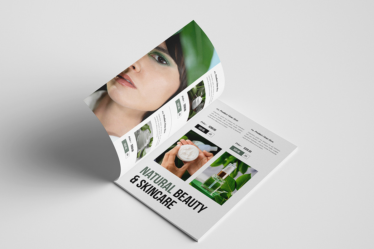 Beauty & Skincare Product Catalog, a Brochure Template by Spark_Creative (Photo 5 of 12)
