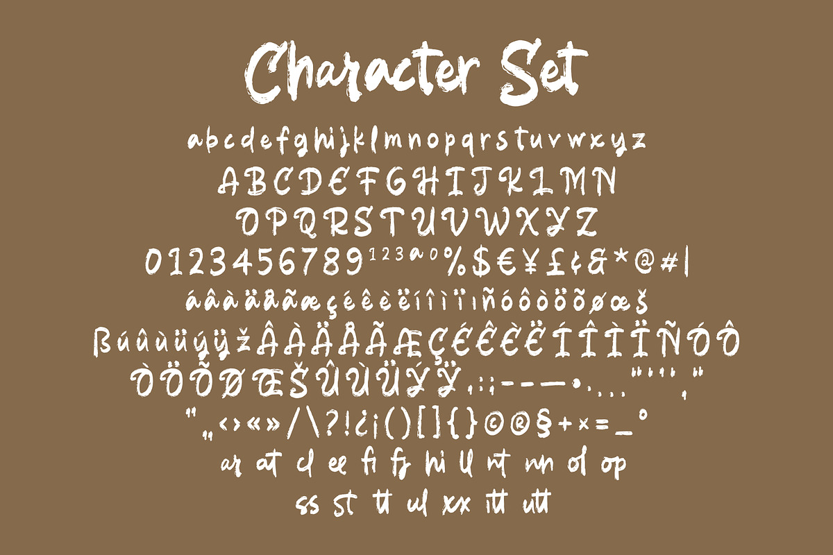 Butter Sweetness - Brush Font, a Handwritten Font by VASTARD STUDIO (Photo 9 of 12)