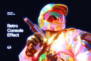 Retro Console Effect, a Layer Style Add-On by Design Squad (Thumbnail 1 of 5)