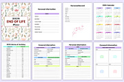 Rainbow 2025 End of Life Planner Kdp, a Stationery Template by Mustafiz (Thumbnail 2 of 8)