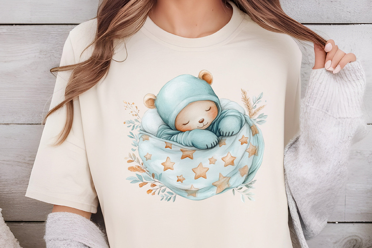 Watercolor Sleepy Animals Clipart, an Illustration by DreamCafeArt (Photo 5 of 6)