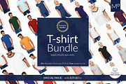 T-SHIRTS BUNDLE 20xMock-ups + DEMO, a Books & Magazine Mockup by Apparel_Mockups (Thumbnail 4 of 28)