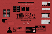 Streaming: Twin Peaks, a Social Media Template by Liseno Designs (Thumbnail 1 of 9)