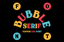 Bubble Serif Font