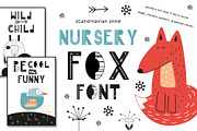 Nursery Art Font Nursery Fox, a Script Font by Nursery Art (Thumbnail 1 of 5)