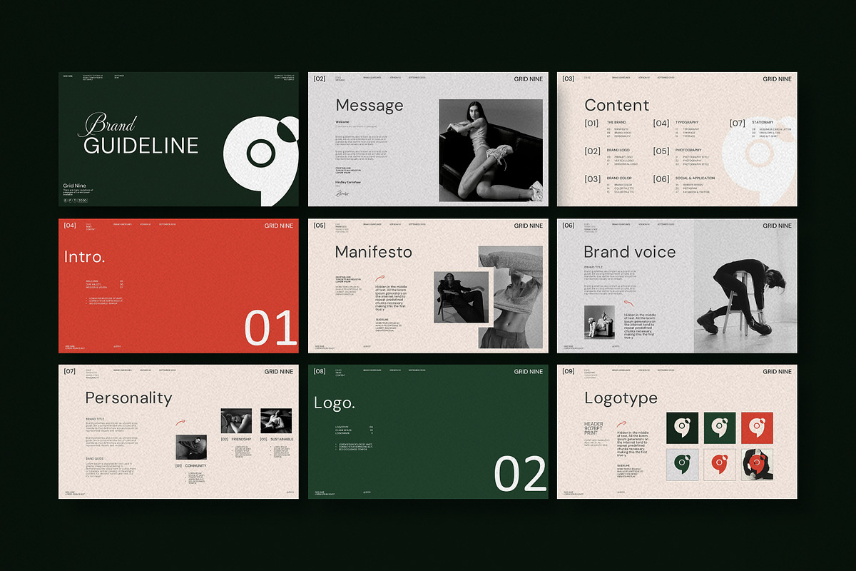 Brand Guidelines Presentation, a Presentation Template by Studio Temply (Photo 9 of 13)