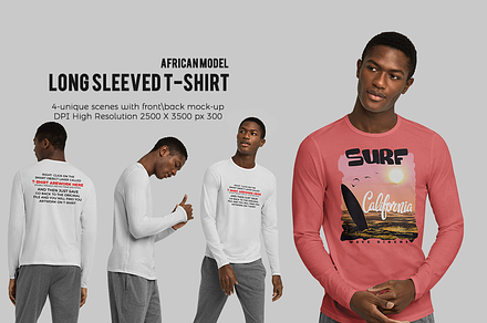 Long Sleeved T-Shirt (African Model)