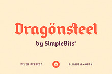 Dragönsteel — Modern-ish blackletter
