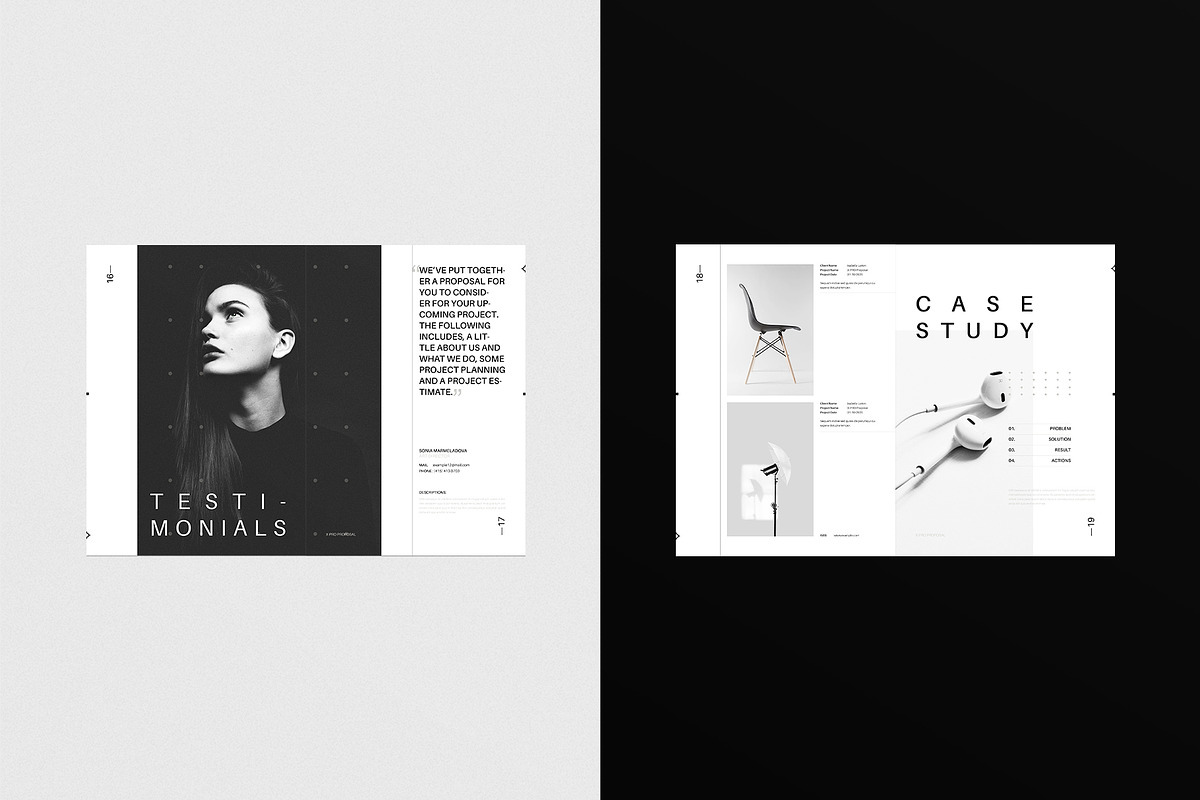 Minimalism Proposal Design Template, a Brochure Template by ArtisanaAura (Photo 8 of 15)