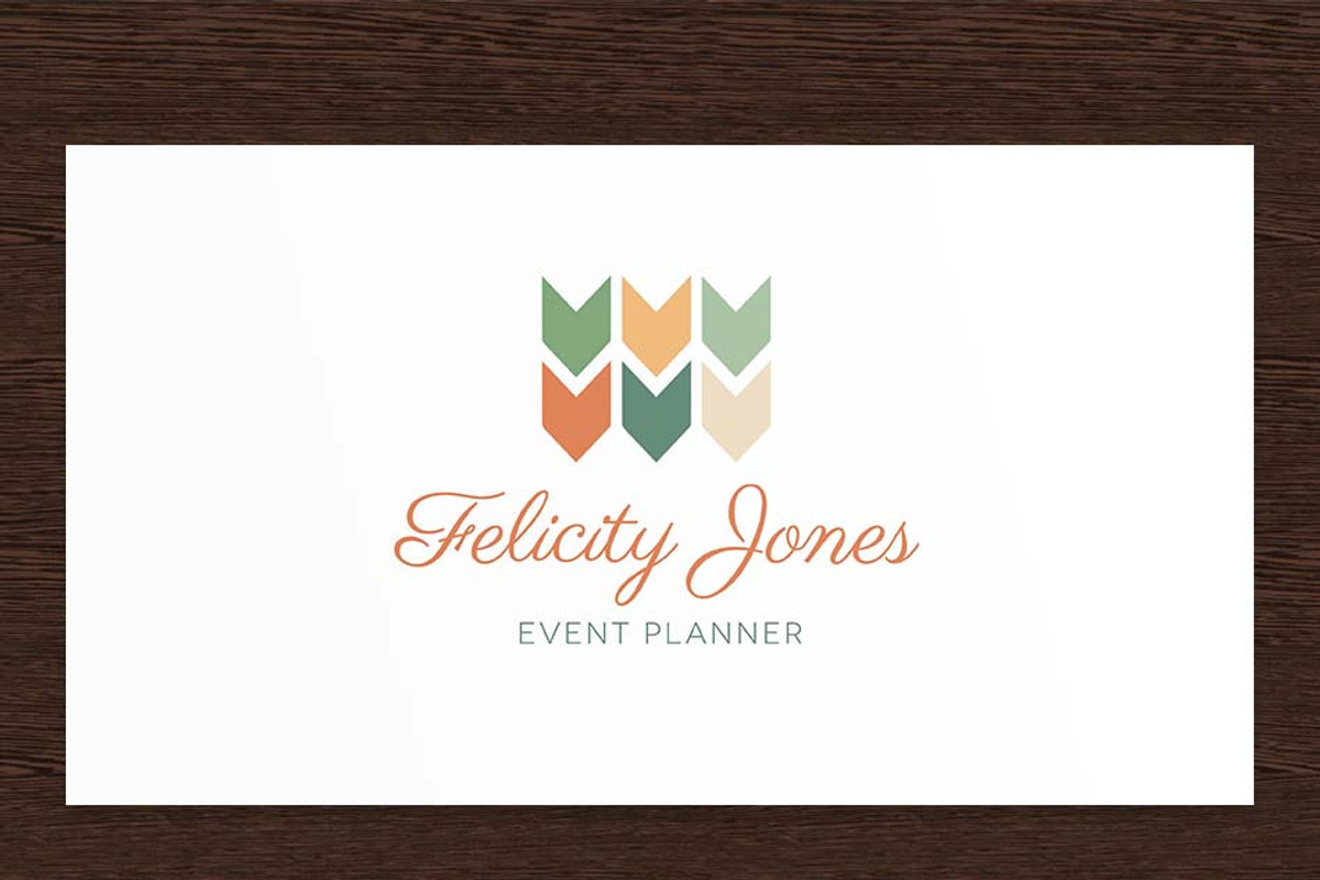 Felicity Jones Event Planner Logo, a Branding & Logo Template by Studio 365 Designs
