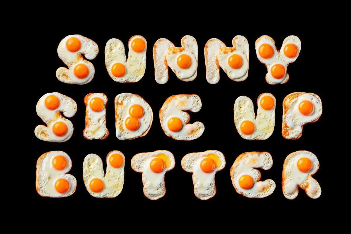 Fried Eggs Font, a Handwritten Font by Handmadefont (Photo 3 of 10)