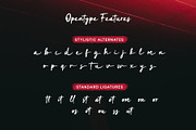 Rillonia brush font, a Script Font by nizarbagasm (Thumbnail 5 of 6)