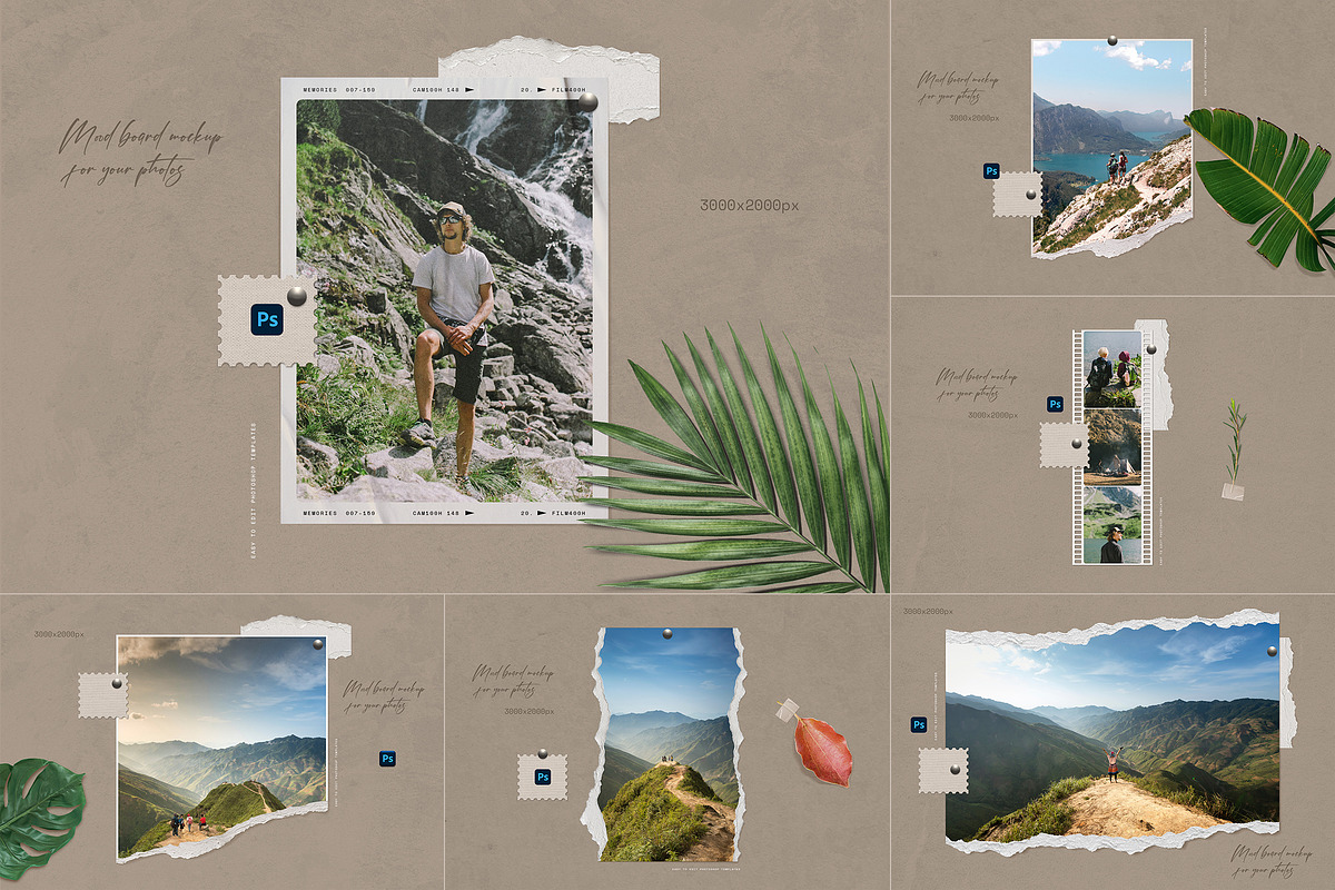 Mood Board Photo Templates, a Design Template by Andrew Skoch Design (Photo 1 of 10)