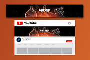 YouTube Gaming Banners Set 3, a Social Media Template by Lordsse (Thumbnail 2 of 4)