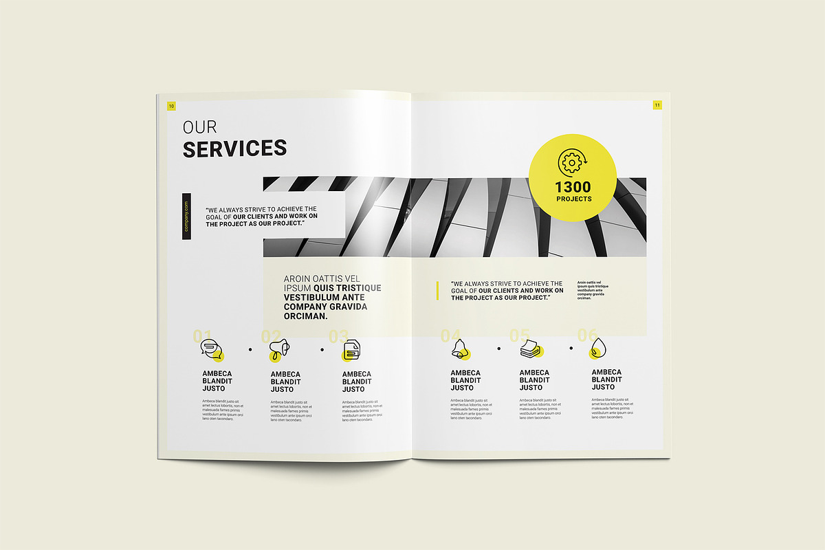 Business Brochure Template, a Brochure Template by WOWPro (Photo 7 of 10)