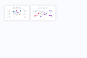 U.S. Maps Illustrator Infographics