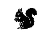 Black Squirrel Vector Icon Bundle, an Illustration by jahid234 (Thumbnail 50 of 51)