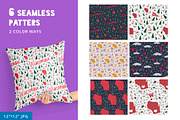 Wisconsin Illustrations Patterns Set, an Illustration by BeesDesign (Thumbnail 5 of 7)