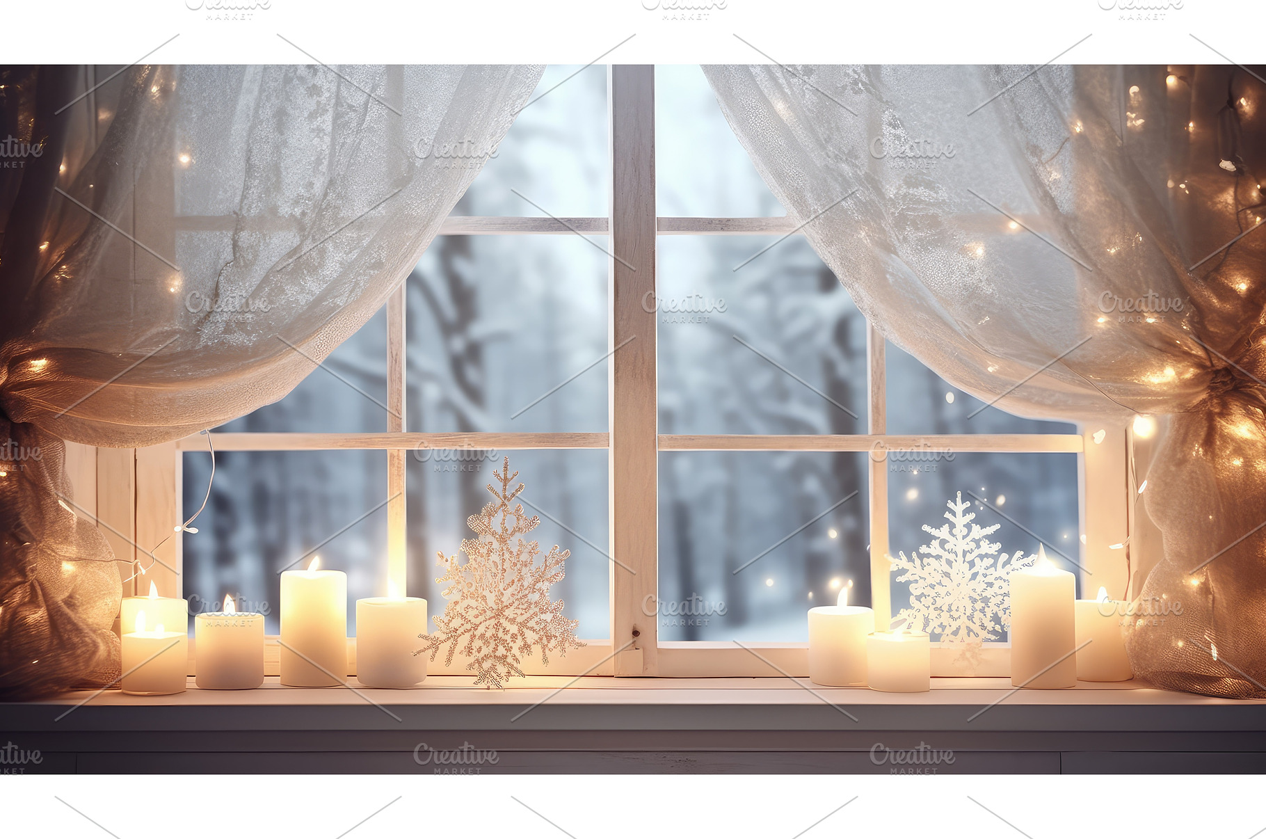 snow frost weather xmas icy ai, a Holiday Photo by pikepicture