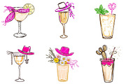 Western Bachelorette Cocktail, an Illustration by Designking (Thumbnail 3 of 5)