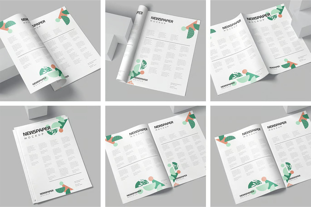Newspaper Advert Mockups, an Advertising Mockup by megostudi0 (Photo 1 of 8)