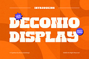 Deconio Display, a Serif Font by Decoconio Design (Thumbnail 1 of 6)