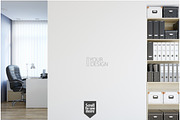 OFFICE Wall Mockup Bundle, a Print Template by Yuri-U (Thumbnail 2 of 15)