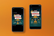 Drive-in Cinema Flyer Set, a Flyer Template by graphicook (Thumbnail 3 of 3)