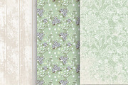 12 shabby romantic Digital Papers., a Pattern Graphic by CLIPART GARDEN (Thumbnail 4 of 5)