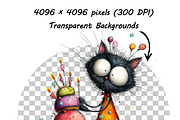 Watercolor Quirky Fairy Clipart Set, a Graphic by one-touch (Thumbnail 13 of 14)