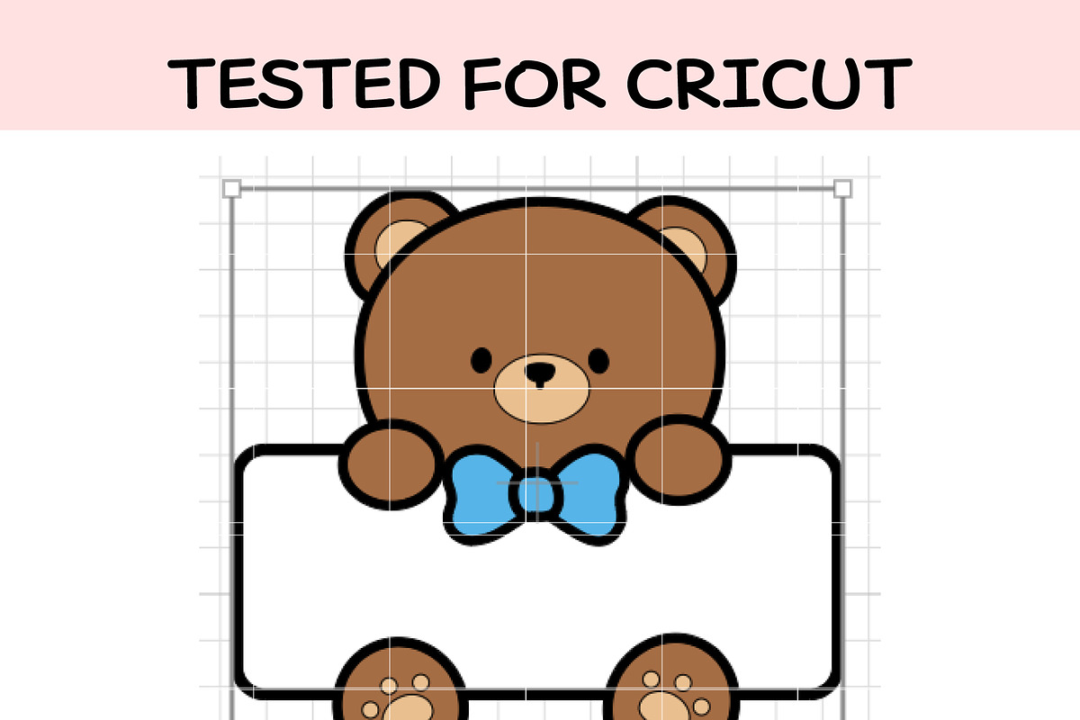Cute Bear Car SVG | Kawaii Teddy Bea, an Illustration by TheHitShop (Photo 5 of 7)