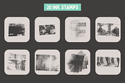 Rolled Ink Brushes For Procreate, a Brush Add-On by seamless team (Thumbnail 6 of 6)