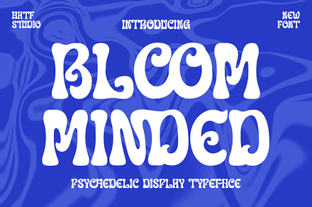 Bloom Minded, a Symbol Font by HATFSTUDIO