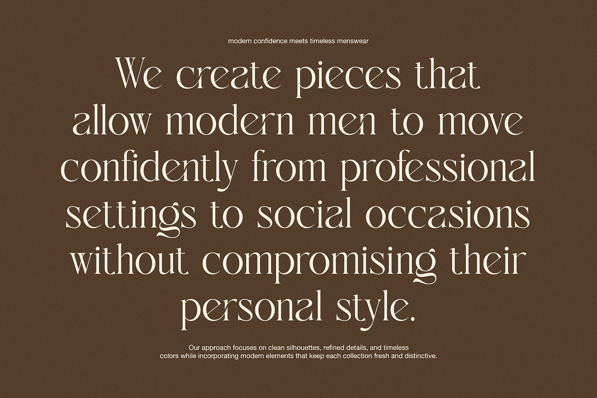 Making Modern Elegant Serif Font, a Serif Font by Graphicxell (Photo 6 of 8)