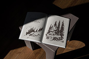 Huge Collection of Cabin Sketches, an Empty State Illustration by TheMountBirdStudio (Thumbnail 14 of 15)