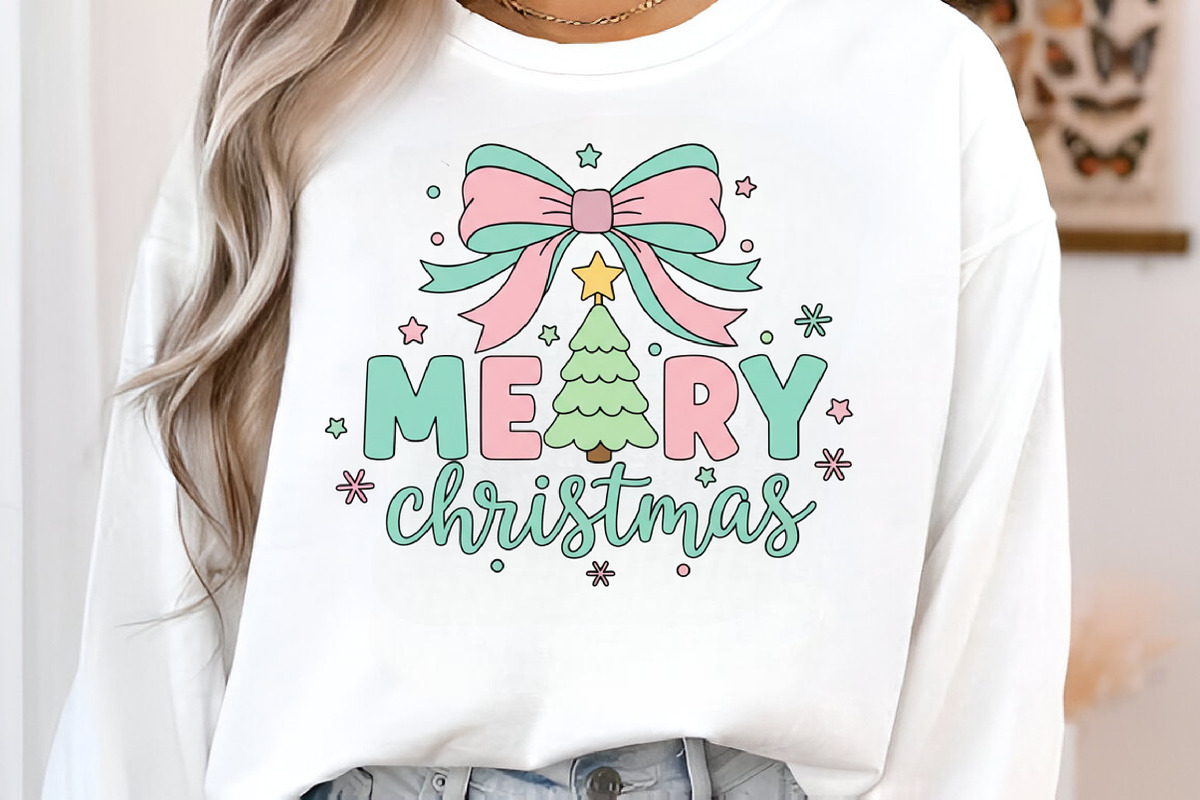 Merry Christmas Coquette Png, an Illustration by Craft Nest (Photo 3 of 6)