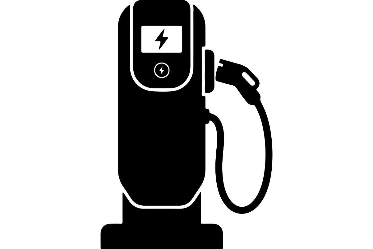 EV Charging Station Icon Bundle, a Technology Illustration by jahid234 (Photo 9 of 13)