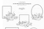 Hand Drawn Pumpkin SVG arrangements, an Object Graphic by CaraulanStore (Thumbnail 5 of 8)