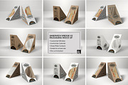 Sandwich Wedge Box v2 Mockup, a Packaging Mockup by INCDesign (Thumbnail 2 of 6)
