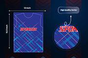 Modern Athletic Football Jersey, a Sport Illustration by samsulpassive (Thumbnail 3 of 3)