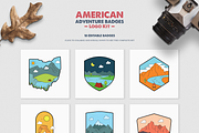American Adventure Badges Logo Kit, a Branding & Logo Template by LovePowerDesigns (Thumbnail 2 of 14)