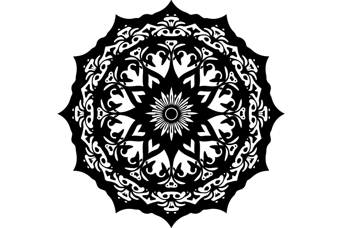 Black Mandala Bundle, an Object Graphic by Designer_Momina (Photo 7 of 7)